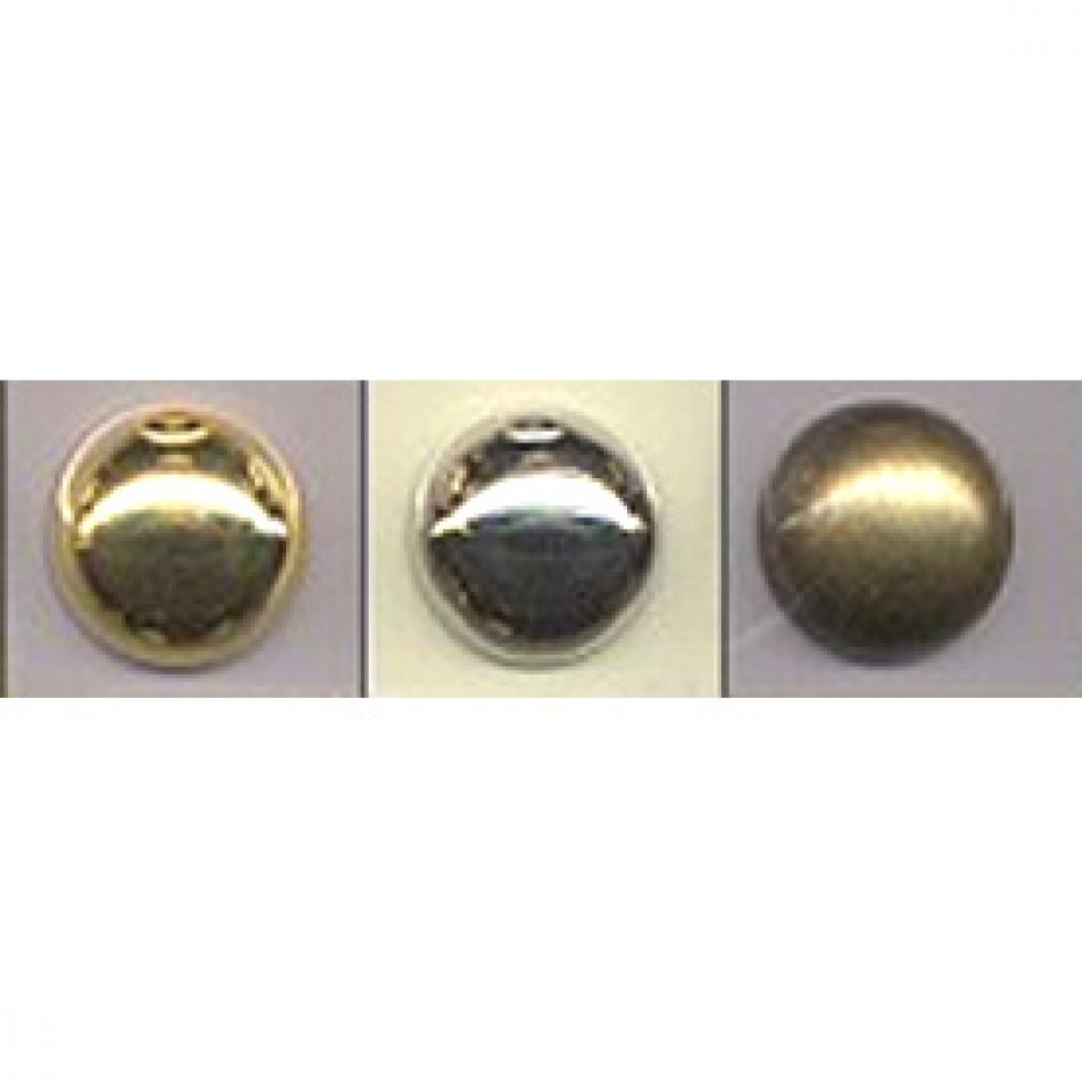 Military Style Domed Buttons Gold