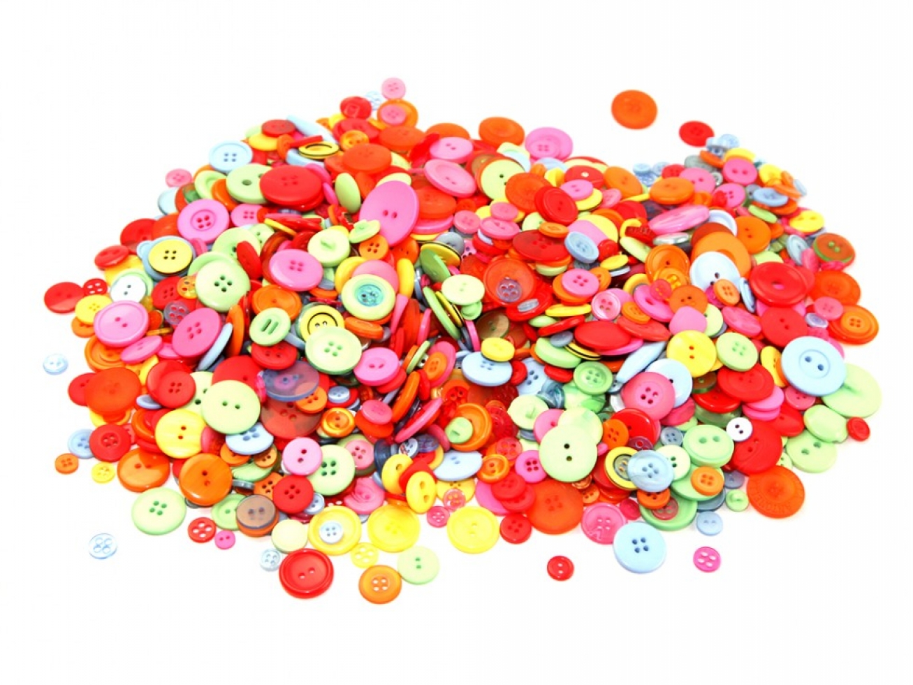 1 Kilo Assorted Buttons Summer