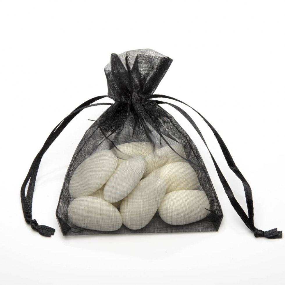 Club Green Organza Bag Pouches Black