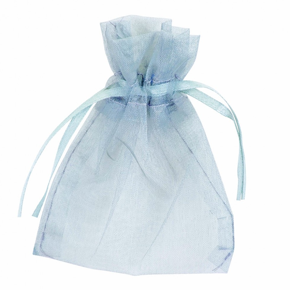 Club Green Organza Bag Pouches Silver