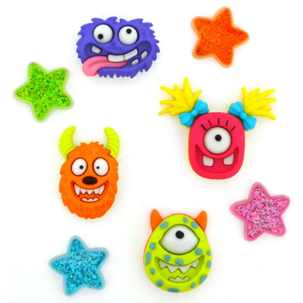 Dress It Up Monster Mash Buttons