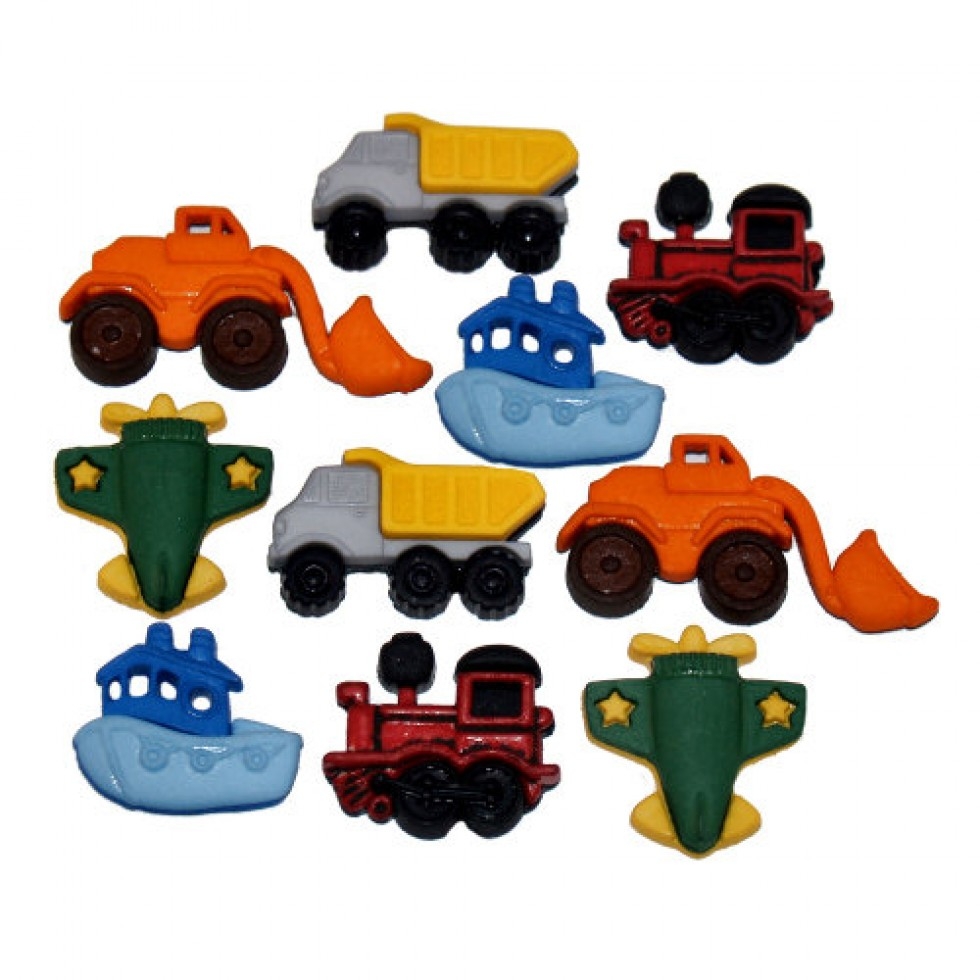 Dress It Up Things that Go Zoom Buttons