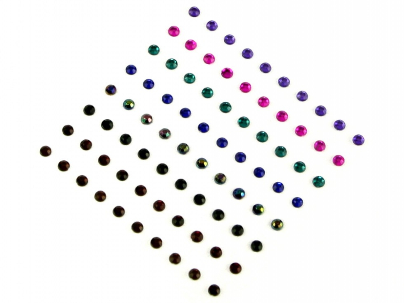 Stick On Flat Back Diamantes Opulent