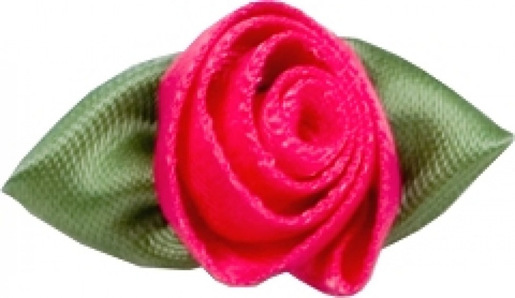 Large Ribbon Roses Shocking Pink