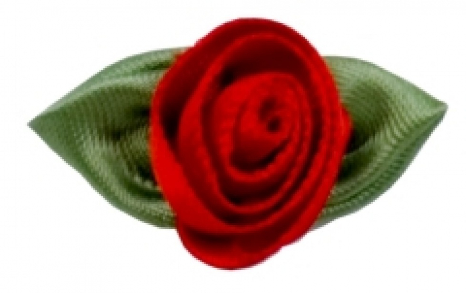 Large Ribbon Roses Red