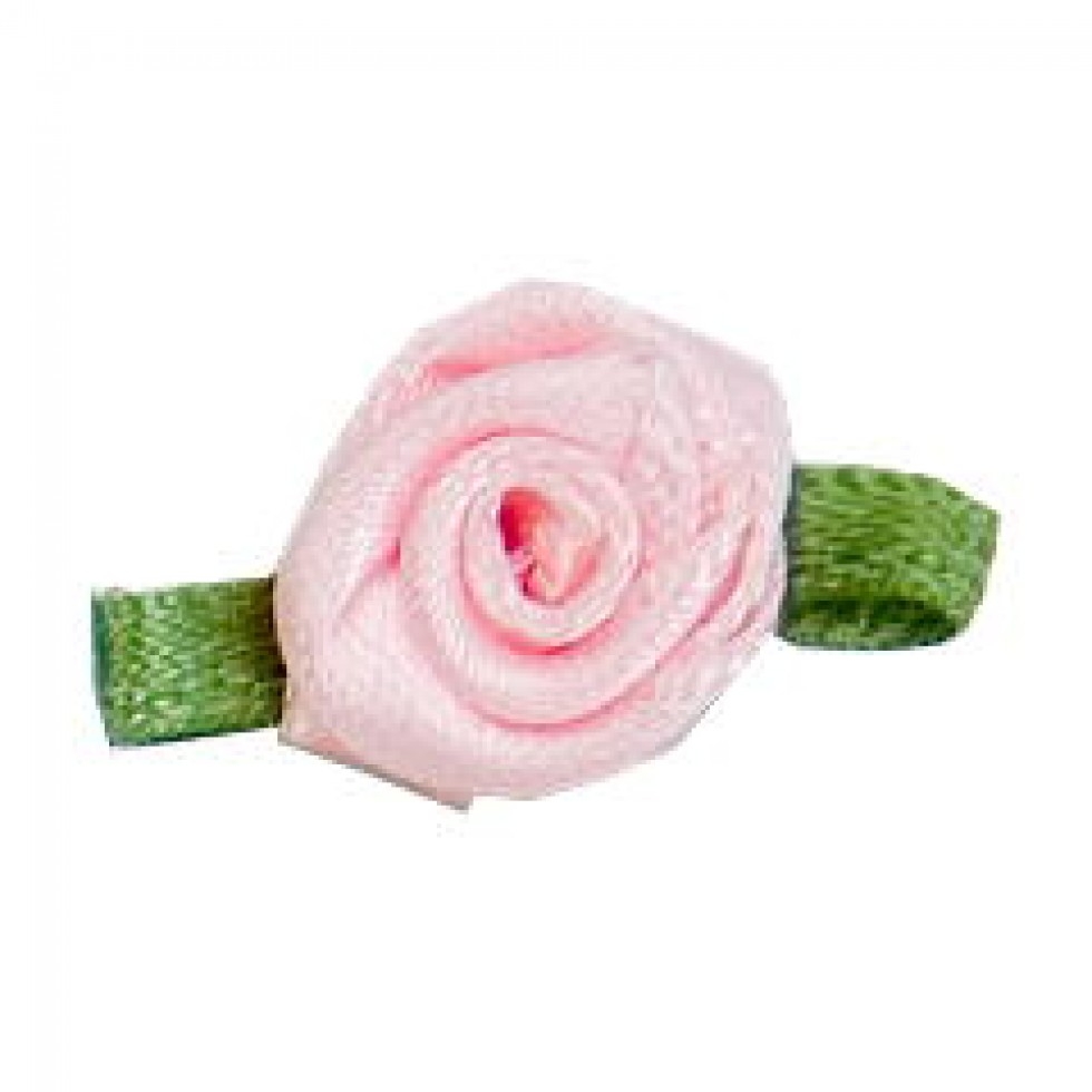 Small Ribbon Roses Pale Pink