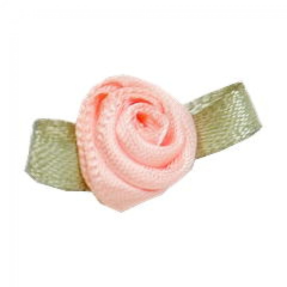 Small Ribbon Roses Light Peach