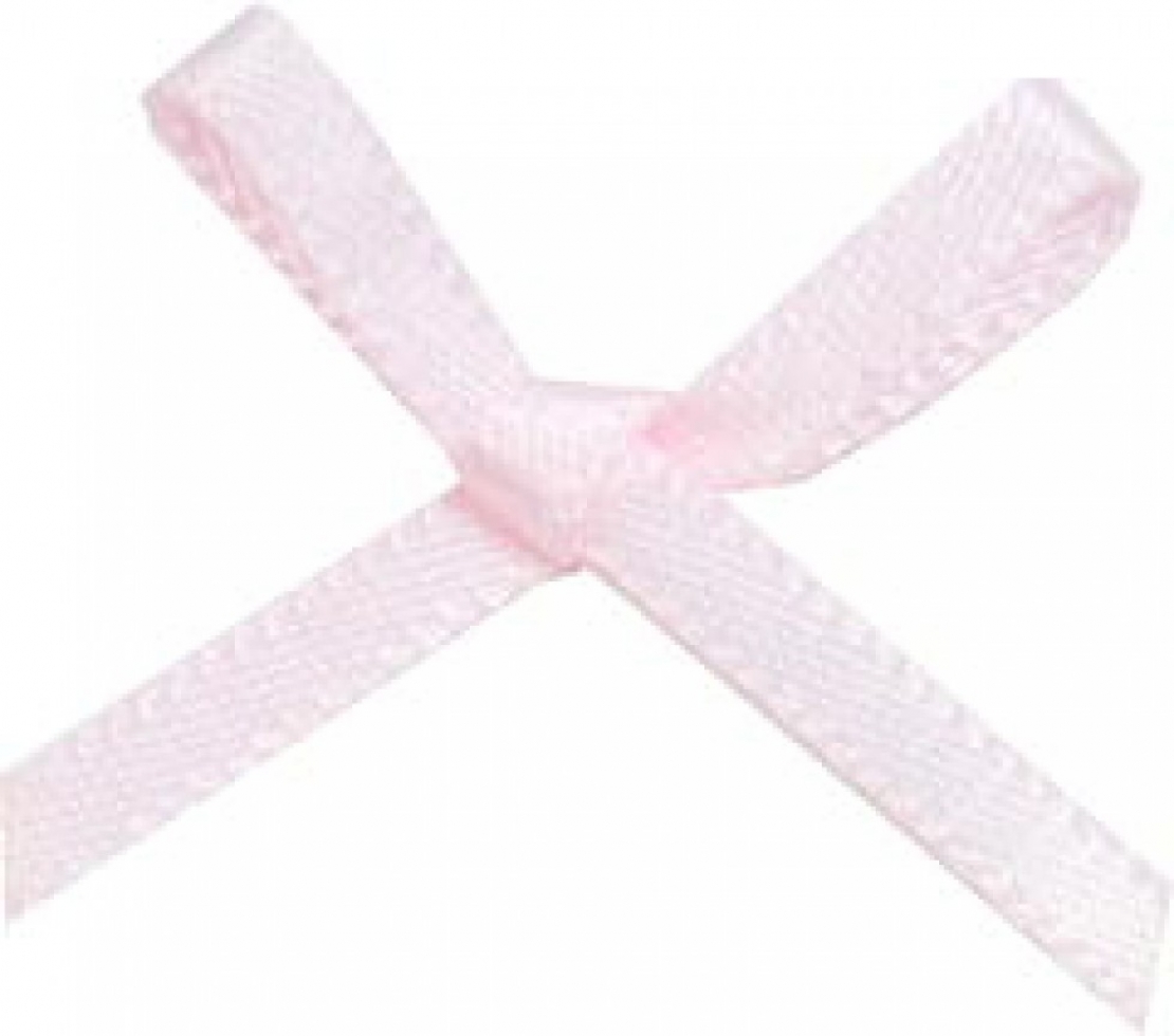 Mini Ribbon Bows Pale Pink