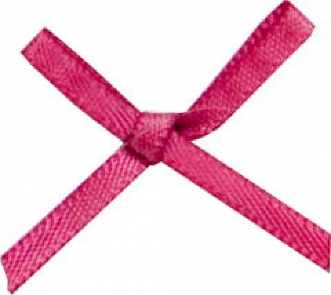 Mini Ribbon Bows Colonial Rose