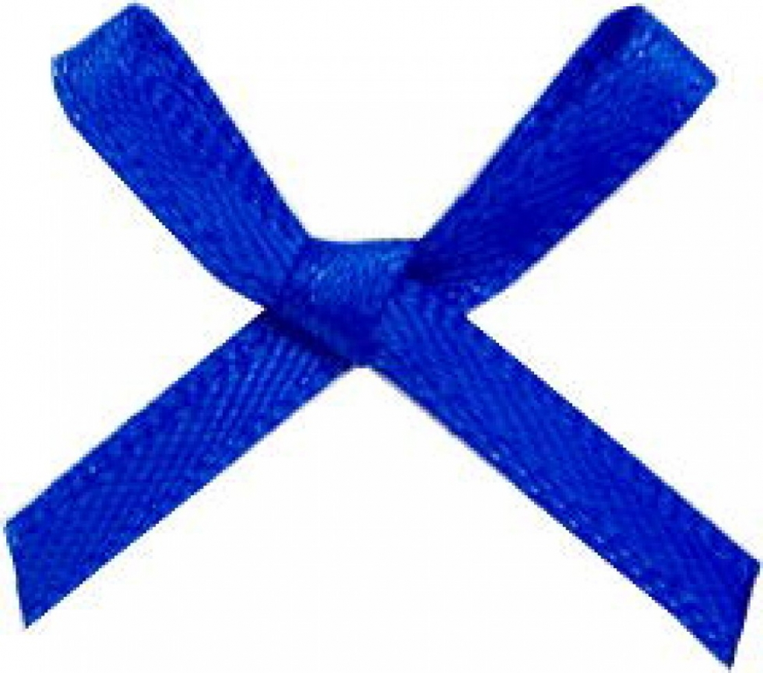 Mini Ribbon Bows Royal Blue