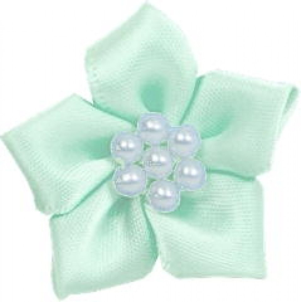 Satin Ribbon Stars Mint
