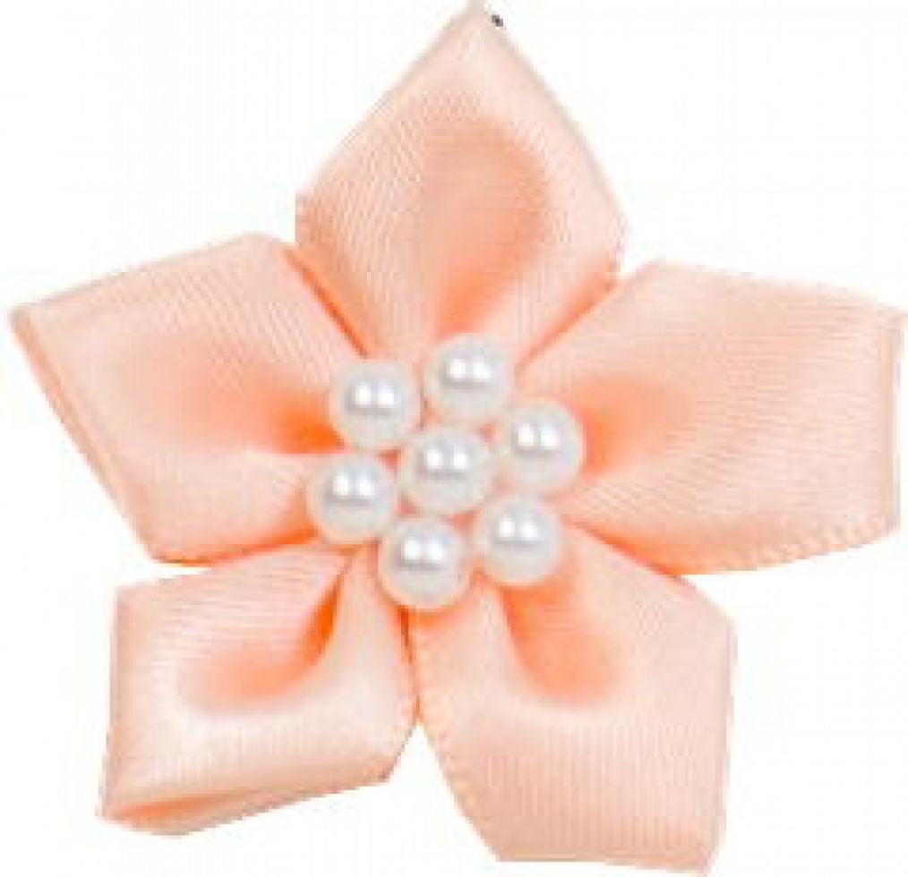 Satin Ribbon Stars Light Peach