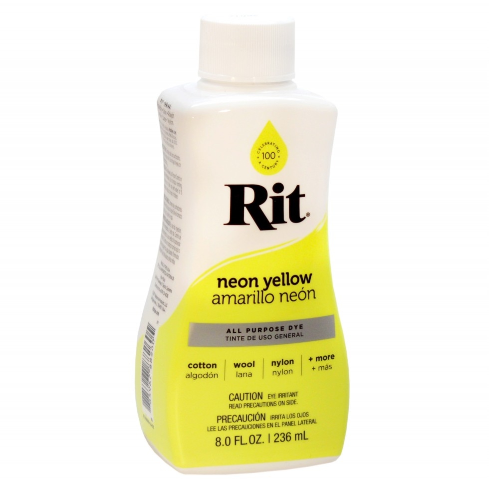 Rit Liquid Fabric Dye Neon Yellow