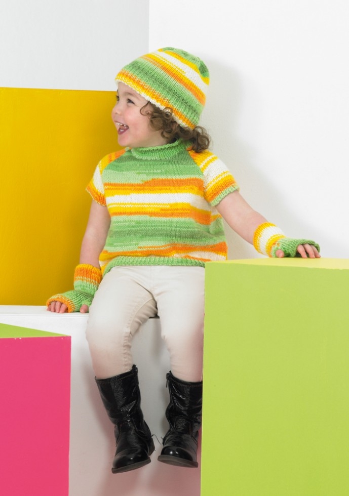Stylecraft Merry Go Round Knitting Pattern 8744