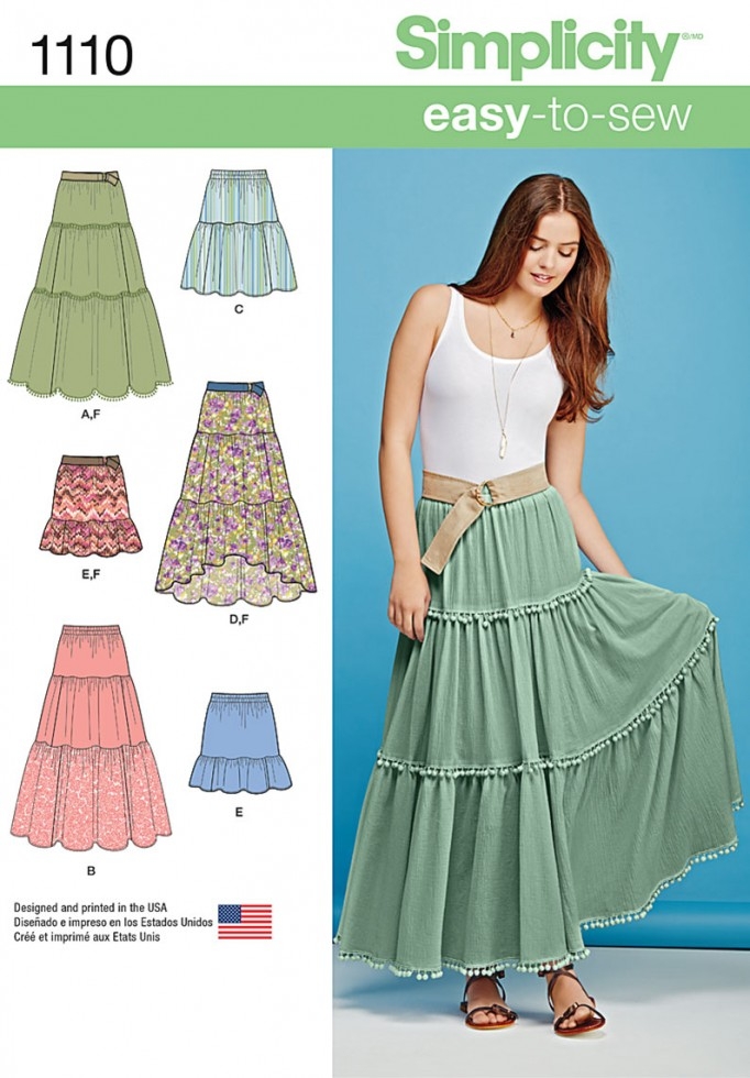 Simplicity Paper Sewing Pattern 1110