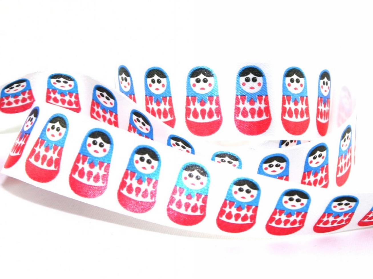 Berisfords Party Russian Dolls Ribbon 1 Multicoloured