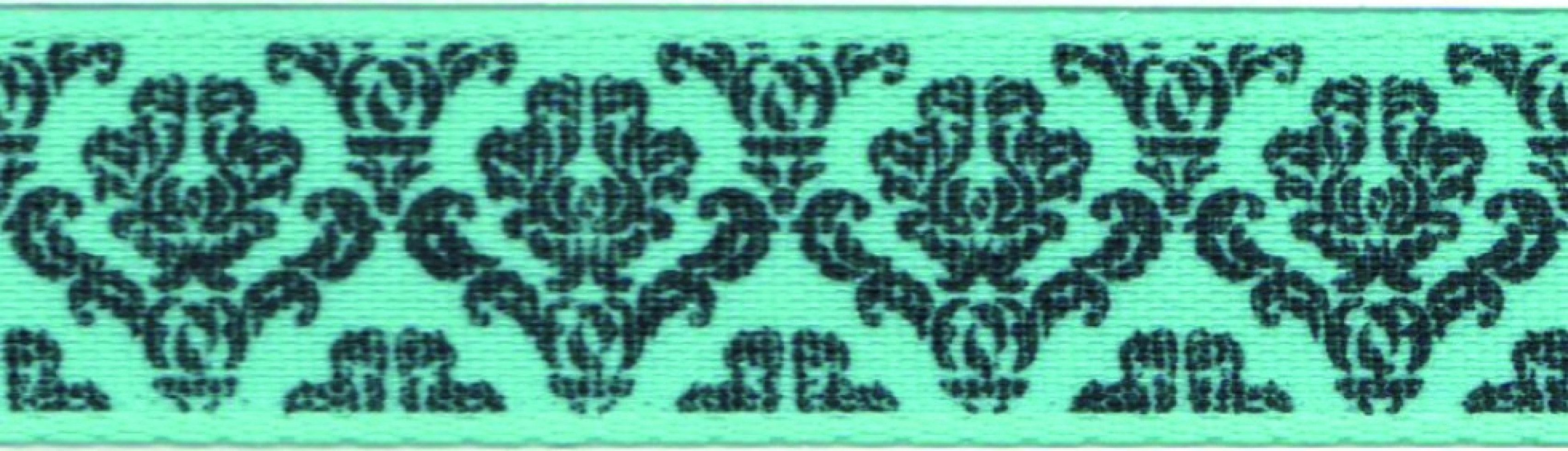 Berisfords Baroque Ribbon 7 Aqua