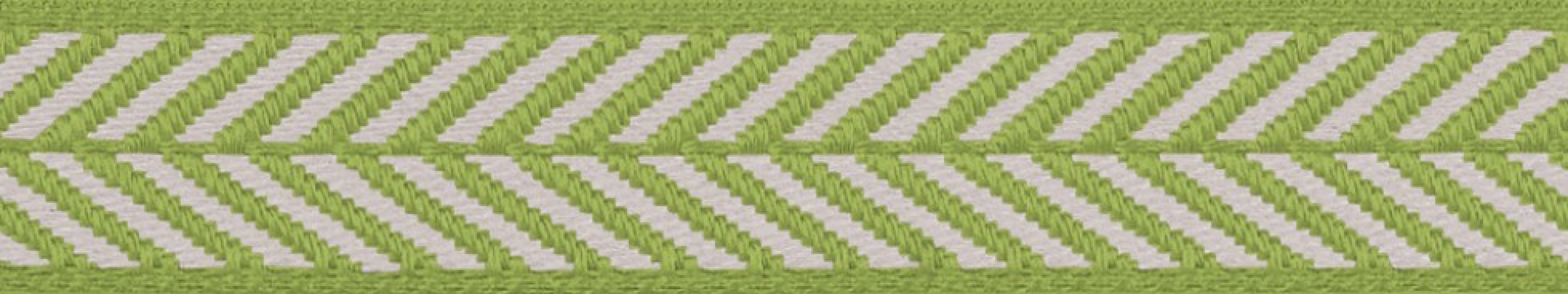 Berisfords Herringbone Woven Ribbon Meadow