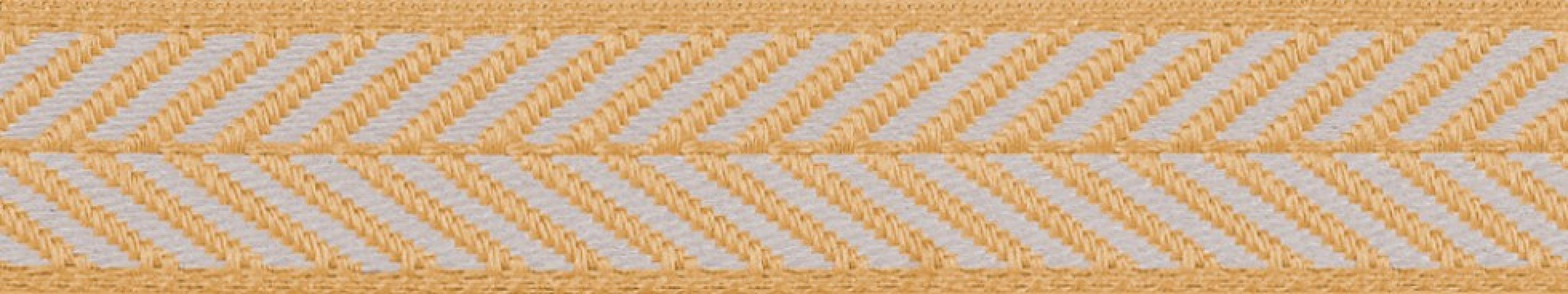 Berisfords Herringbone Woven Ribbon Ecru