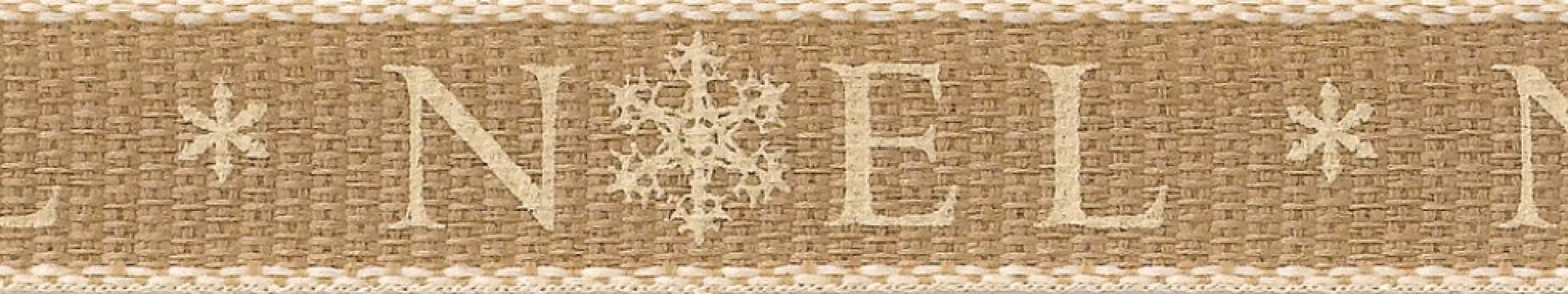 Berisfords Noel Christmas Ribbon Ivory