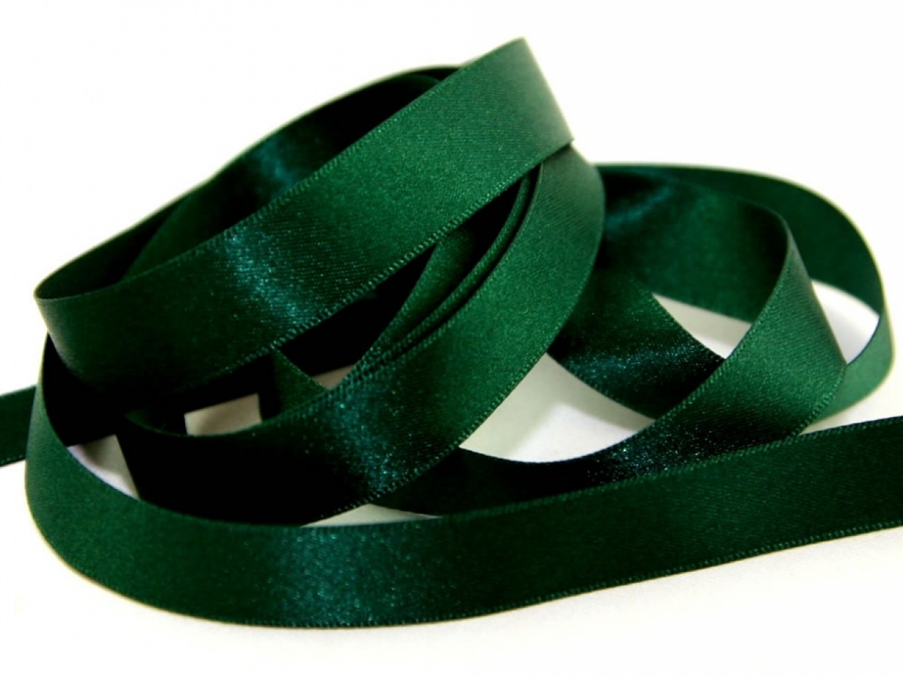 Berisfords Double Faced Satin Ribbon 969 Forest