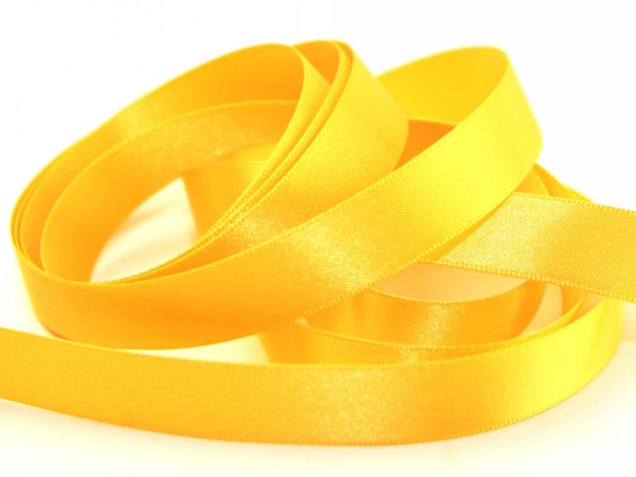 Berisfords Double Faced Satin Ribbon 37 Gold