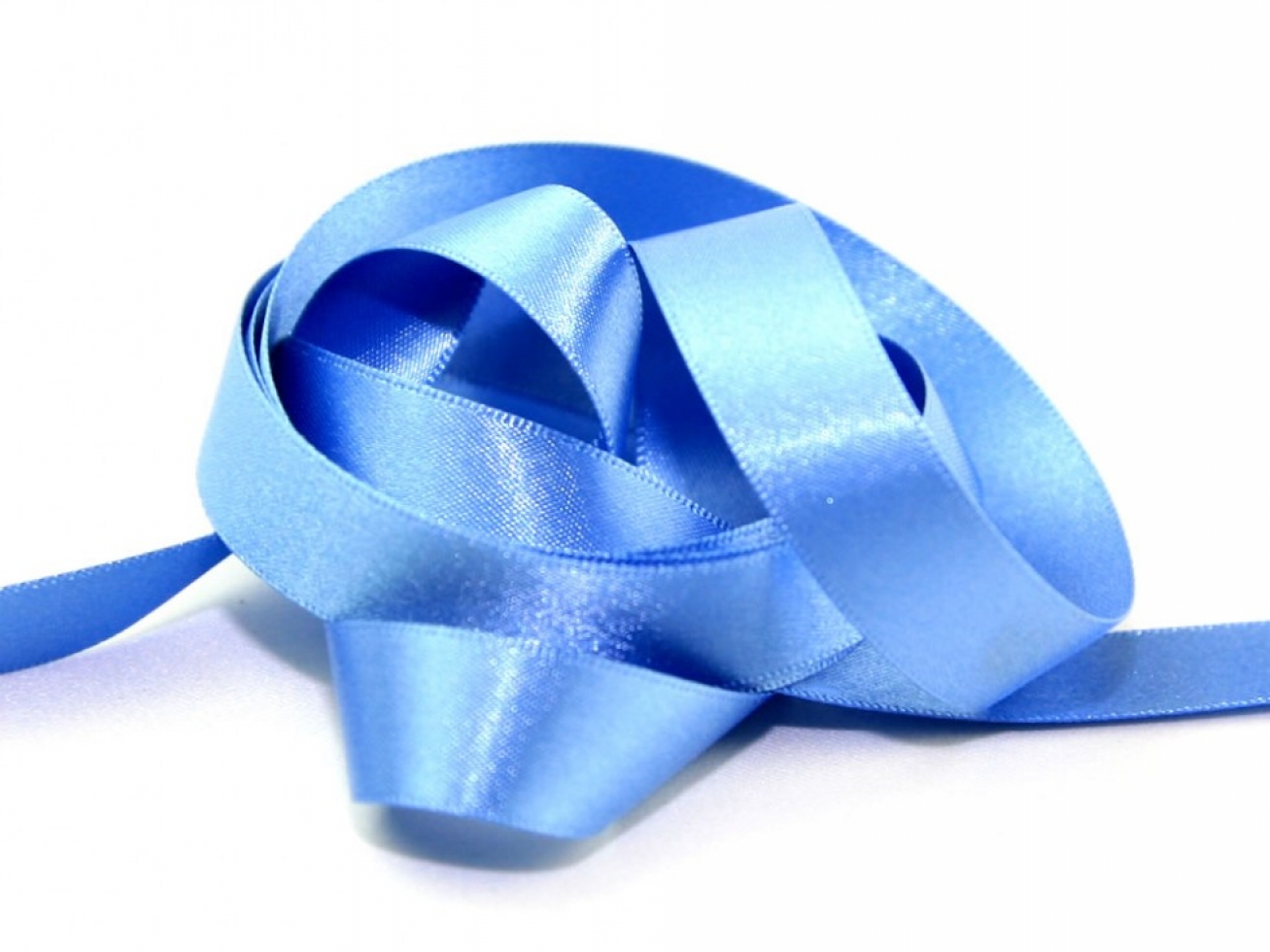 Berisfords Double Faced Satin Ribbon 61 Dusky Blue