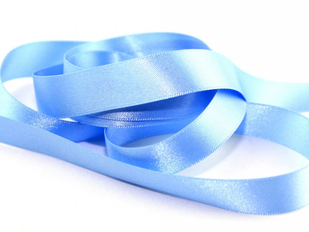 Berisfords Double Faced Satin Ribbon 76 Cornflower