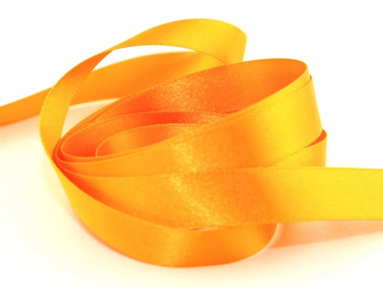 Berisfords Double Faced Satin Ribbon 672 Marigold