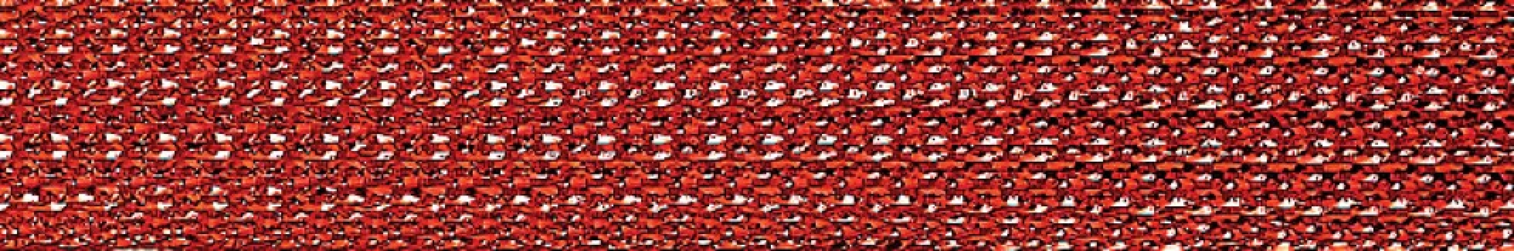 Berisfords Textured Metallic Ribbon Red