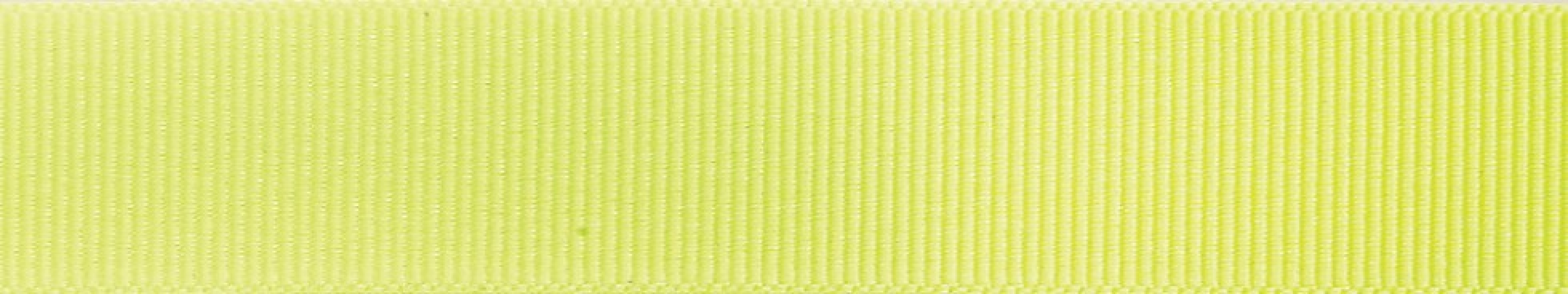 Berisfords Grosgrain Ribbon 6846 Fluorescent Yellow