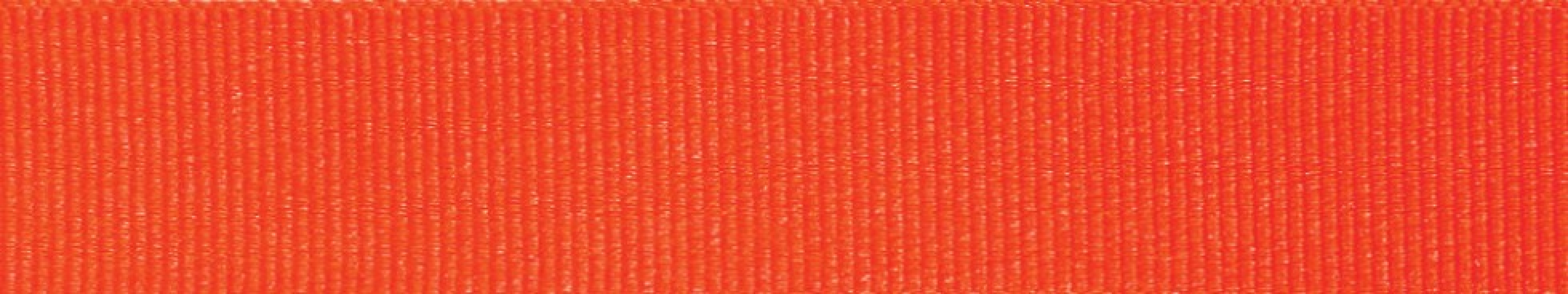 Berisfords Grosgrain Ribbon 6844 Fluorescent Orange