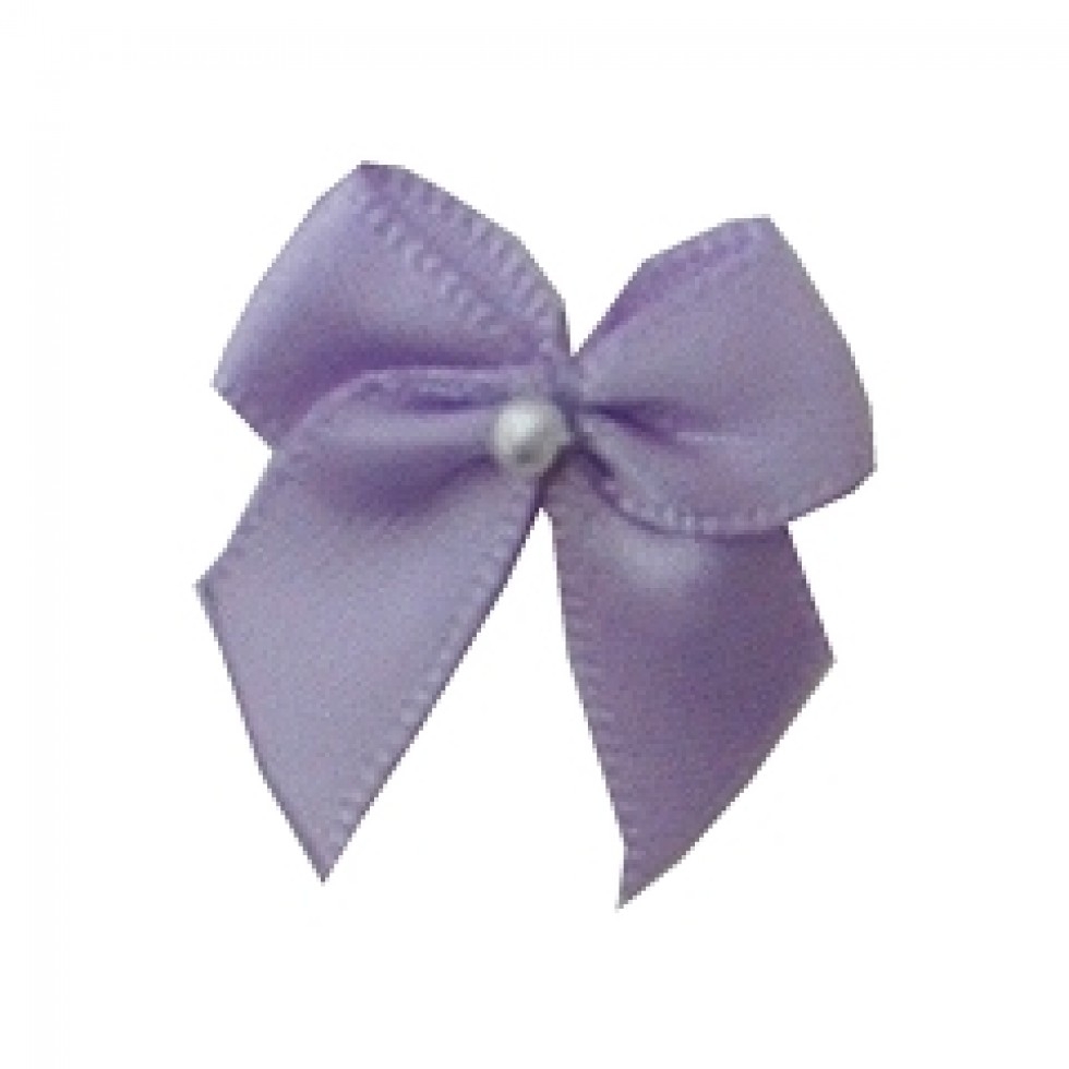 Berisfords Ribbon Pearl Crossover Bows 430 Light Orchid