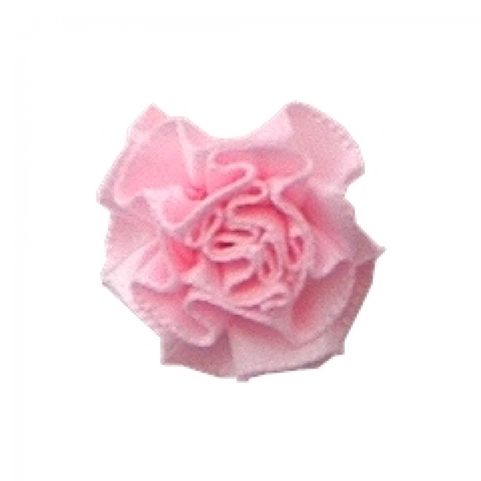 Berisfords Ribbon Ruched Rosettes 117 Light Pink