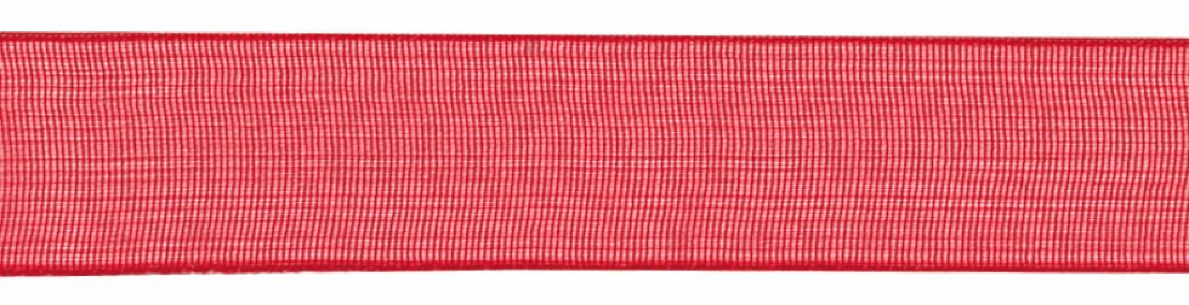 Berisfords Super Sheer Organza Ribbon 15 Red