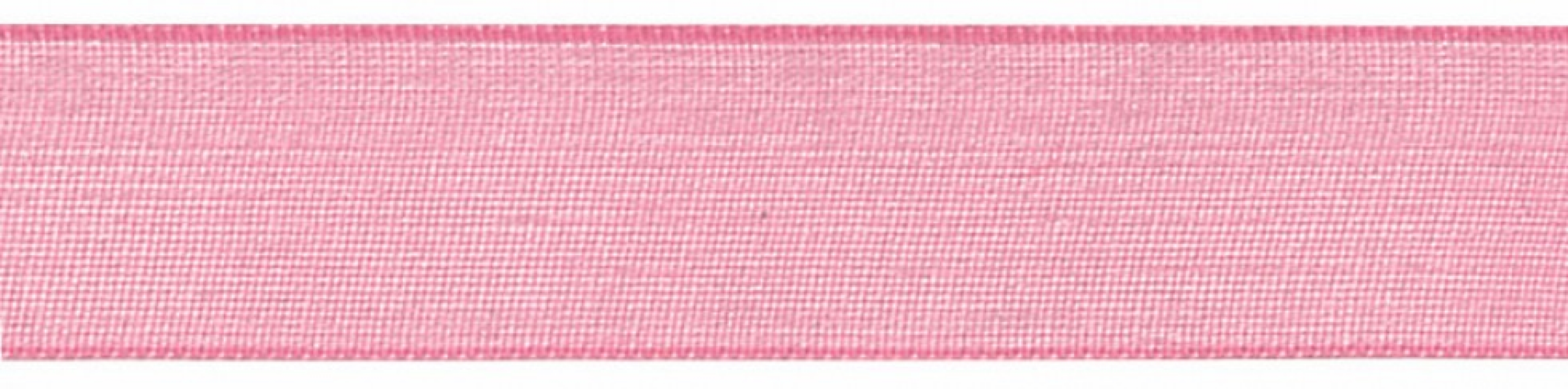 Berisfords Super Sheer Organza Ribbon 2 Pink