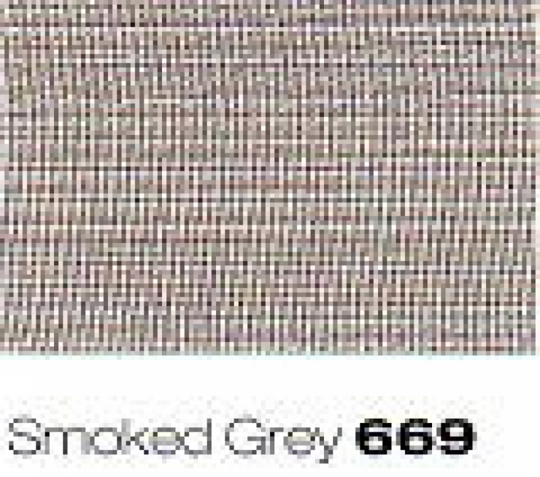Berisfords Super Sheer Organza Ribbon 669 Smoked Grey