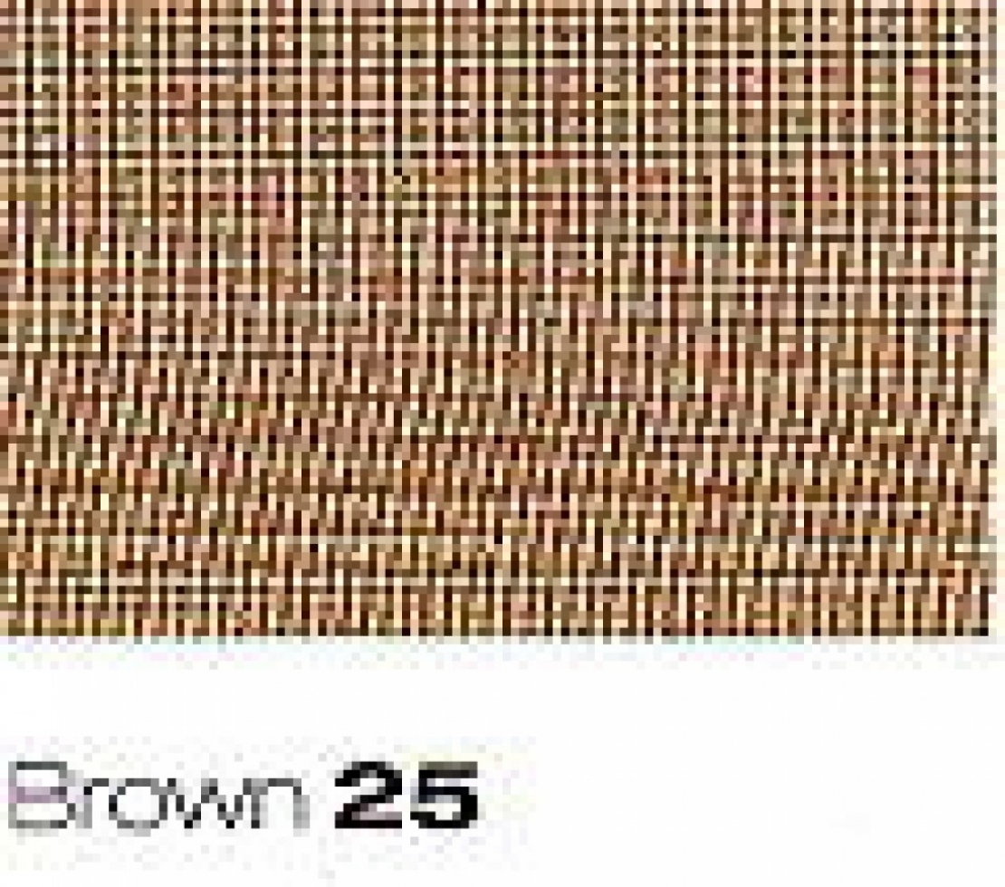 Berisfords Super Sheer Organza Ribbon 25 Brown
