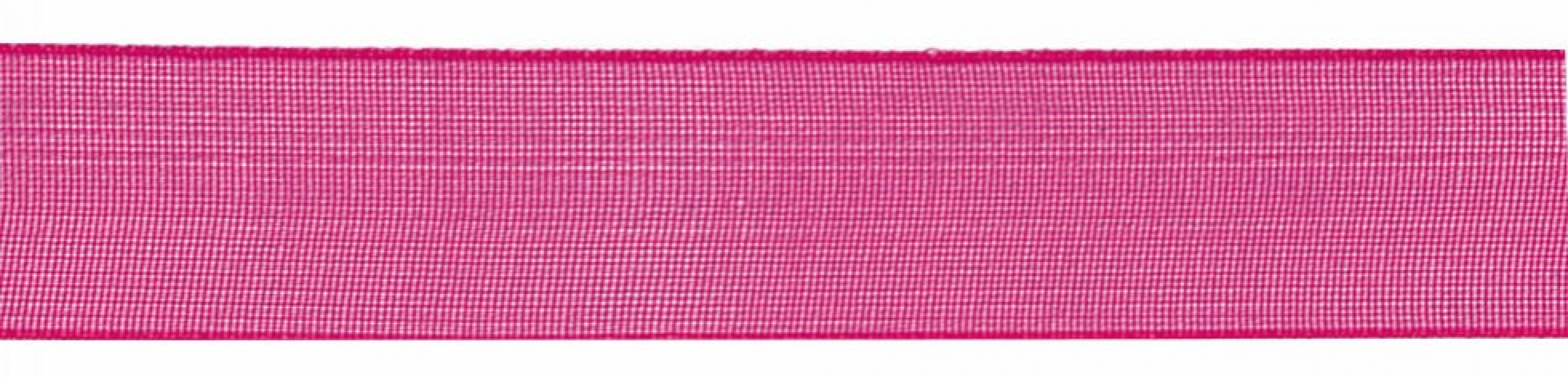 Berisfords Super Sheer Organza Ribbon 72 Shocking Pink