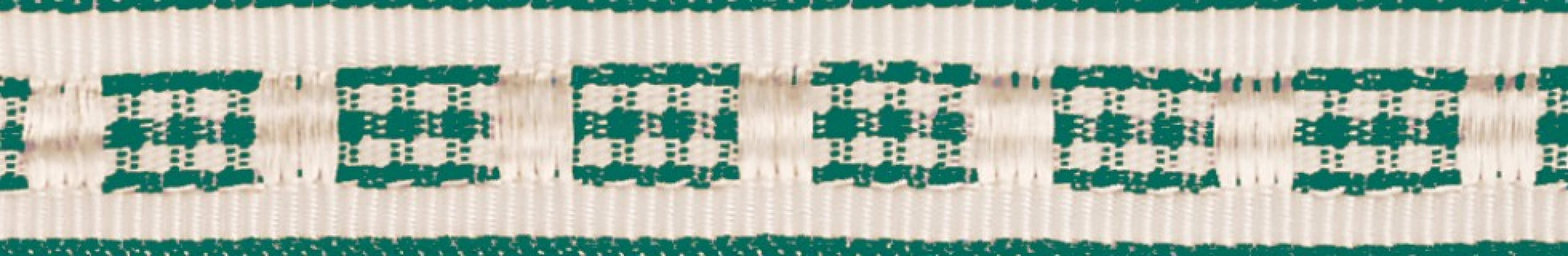 Berisfords Gingham Ruffle Ribbon Hunter Green