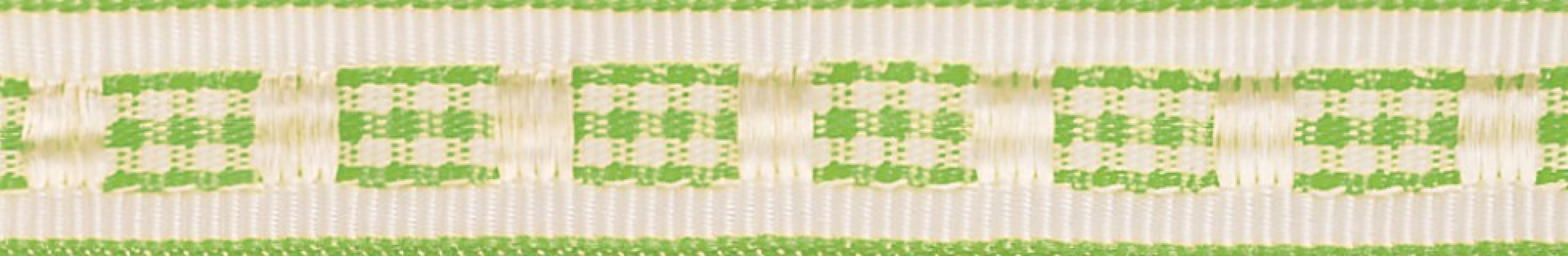 Berisfords Gingham Ruffle Ribbon Meadow