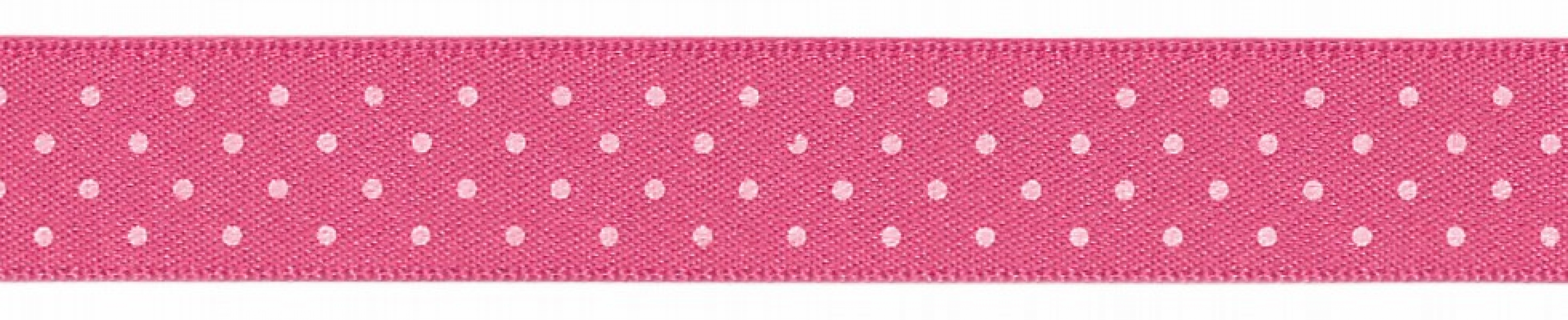 Berisfords Micro Dot Ribbon 52 Hot Pink