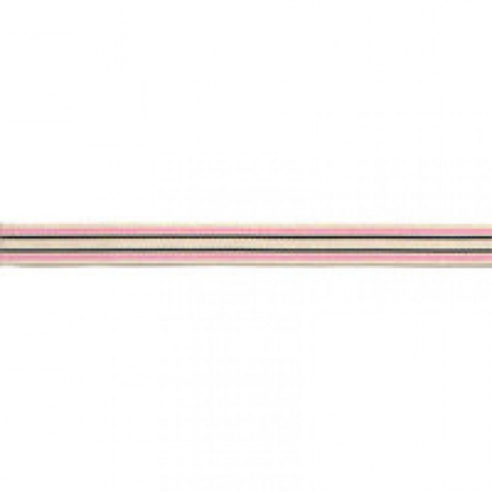 Berisfords Deckchair Stripe Ribbon 5 Pink