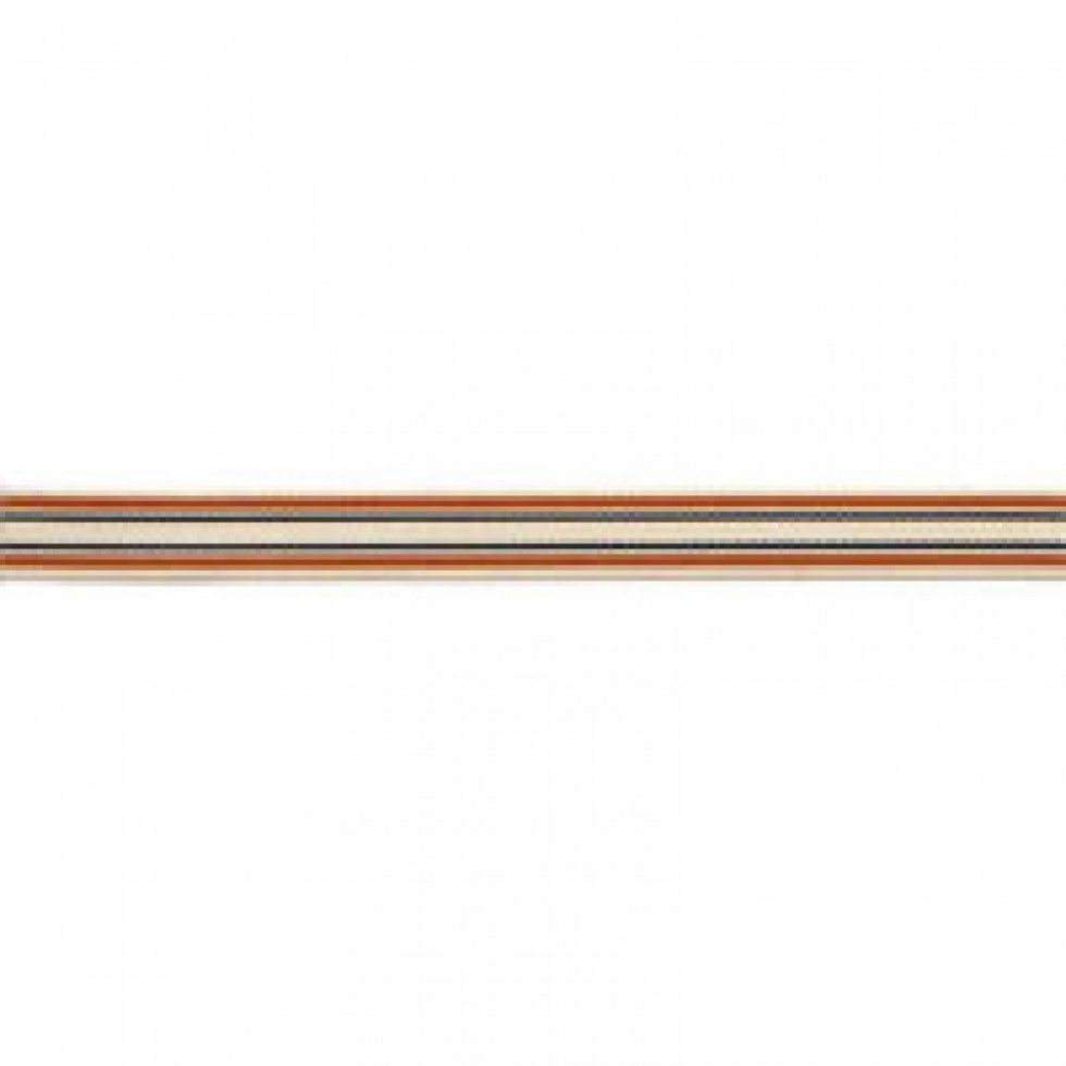 Berisfords Deckchair Stripe Ribbon 8 Copper