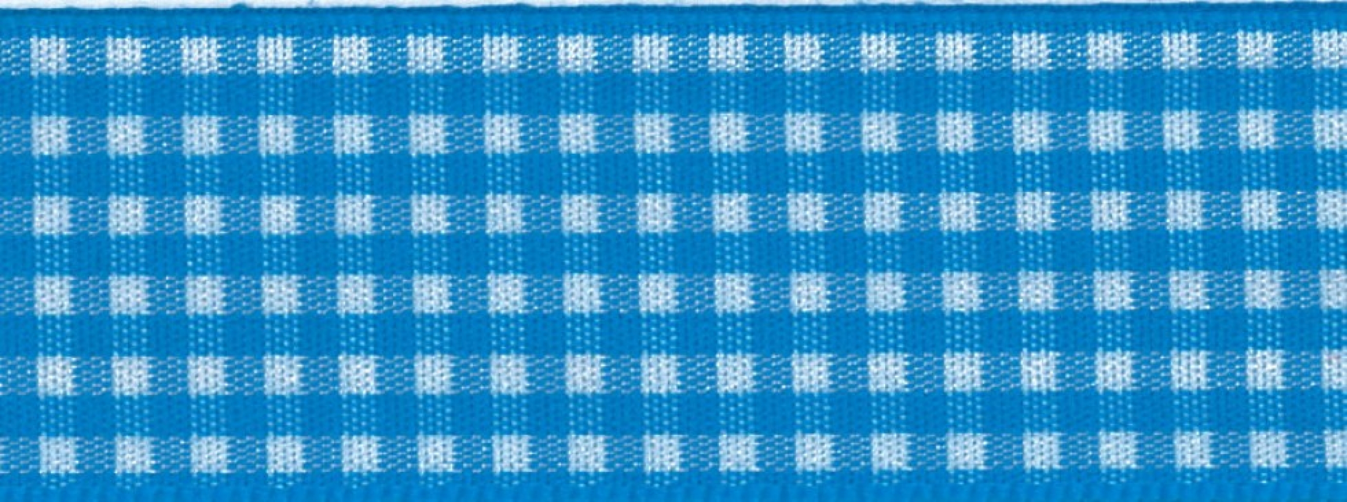 Berisfords Gingham Ribbon 4 Peacock