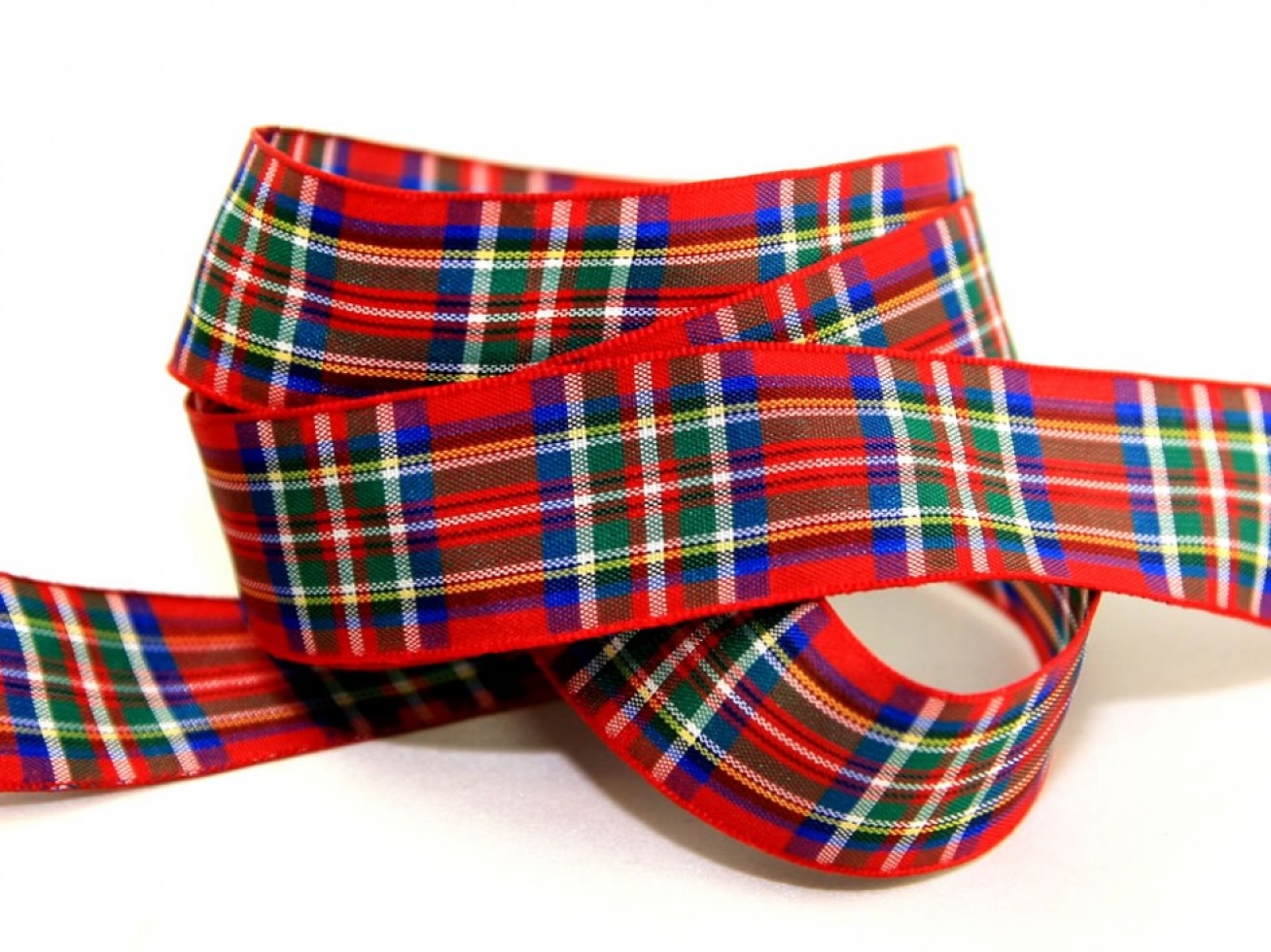Berisfords Woven Tartan Ribbon 7 Royal Stewart