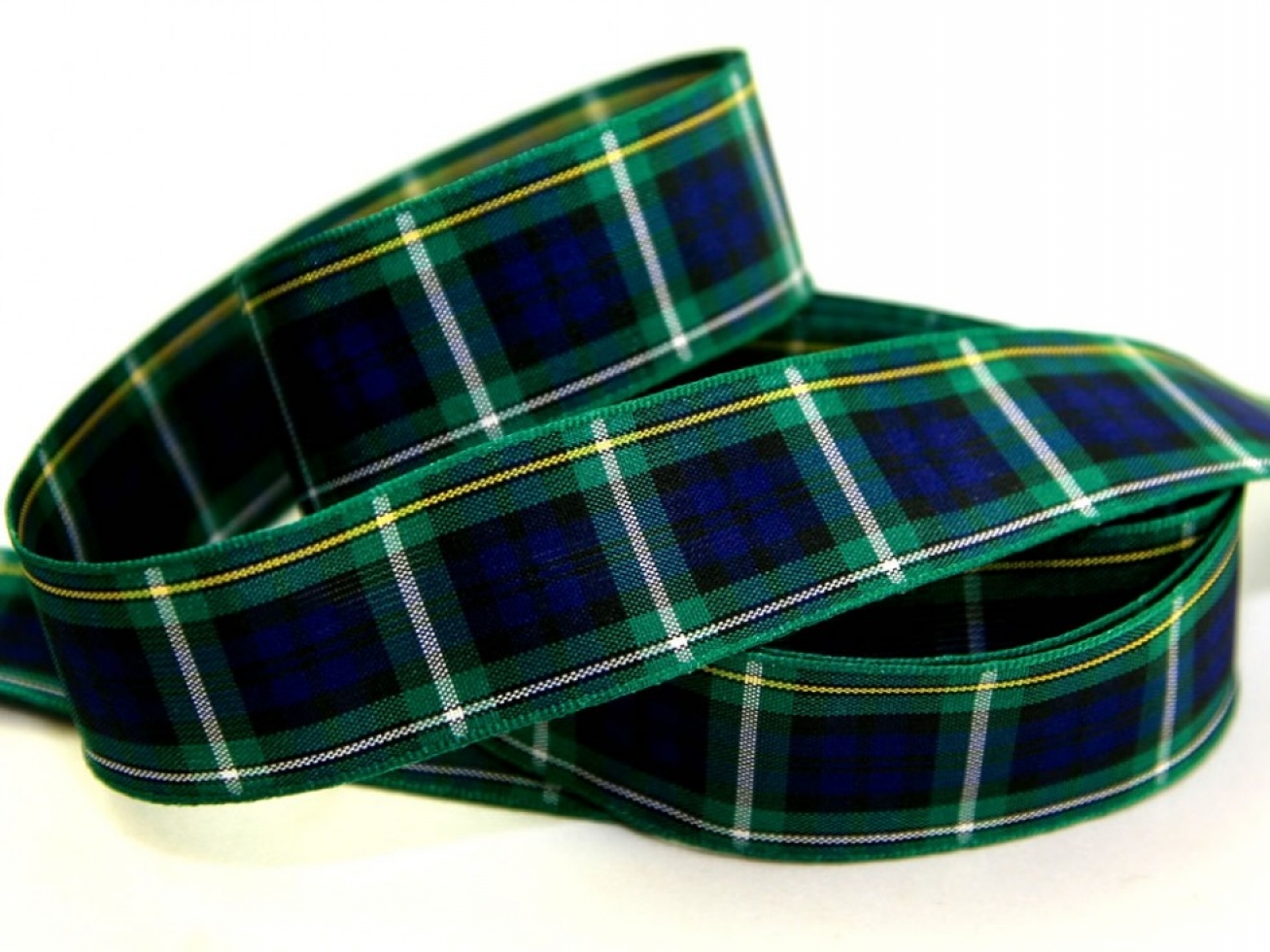 Berisfords Woven Tartan Ribbon 2 Campbell