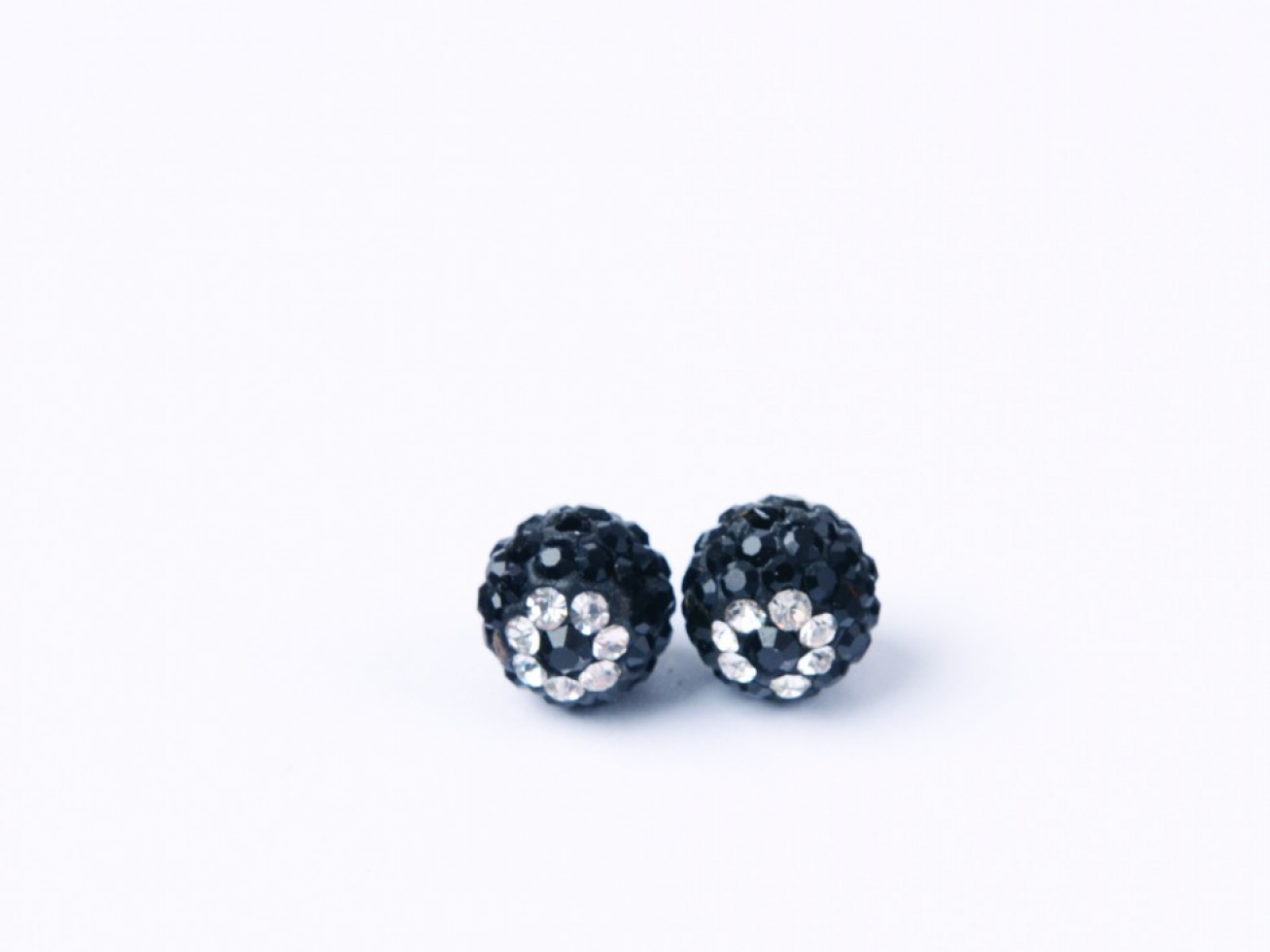 Trimits Rhinestone Crystal Beads Black/Crystal
