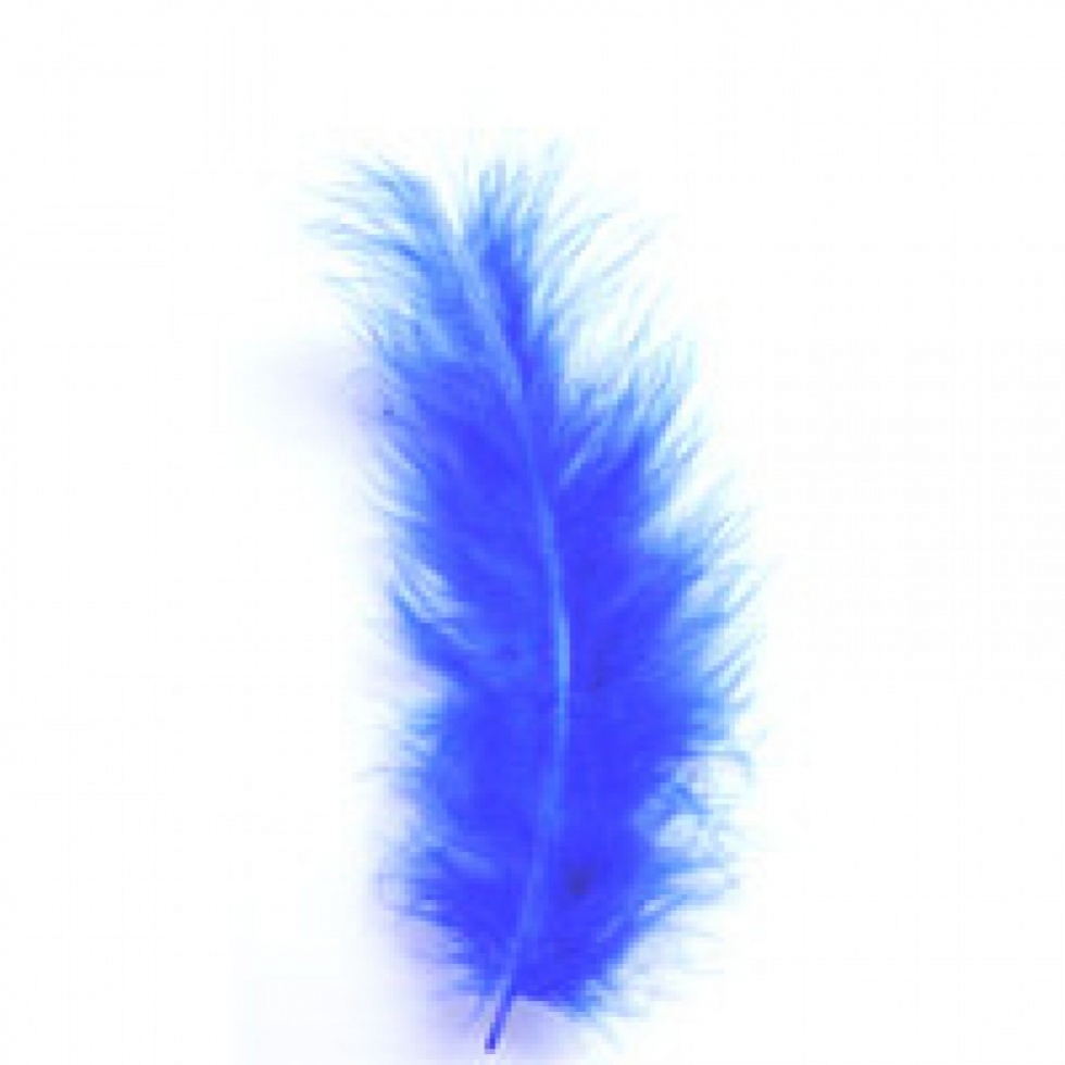 Trimits Marabou Craft Feathers Royal Blue