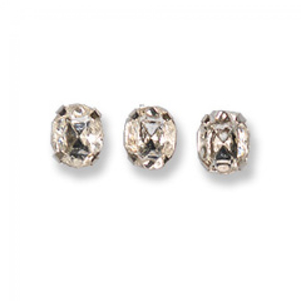 Trimits Sew On Rhinestone Crystals Silver